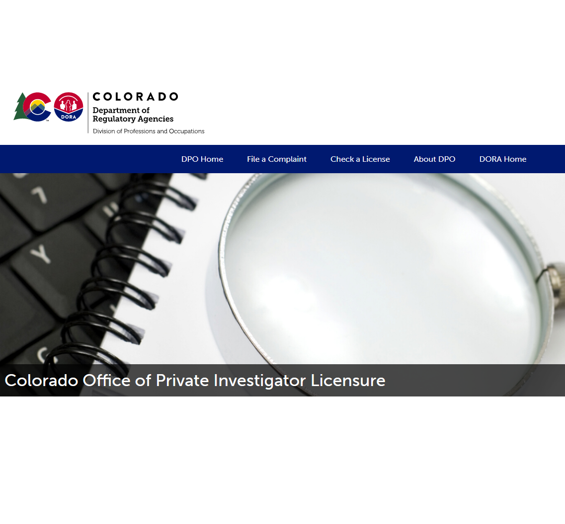 Colorado Private Investigator Licensing Outlook Ross Investigators Pc Inc